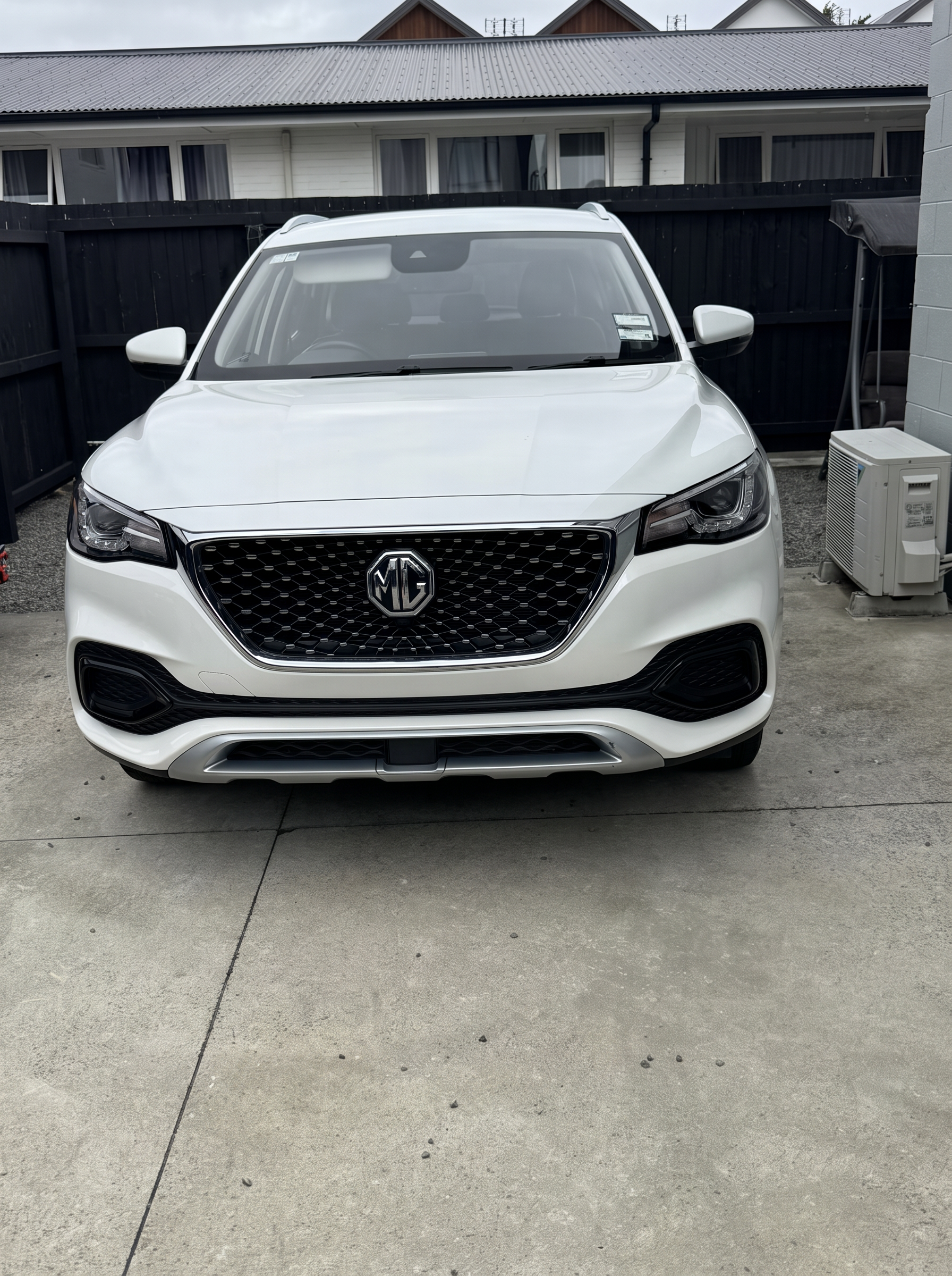 White comfort SUV
